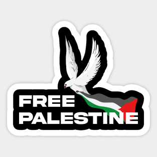 FREE PALESTINE, FREE GAZA PALESTINE FLAG ARABIC FREEDOM Sticker